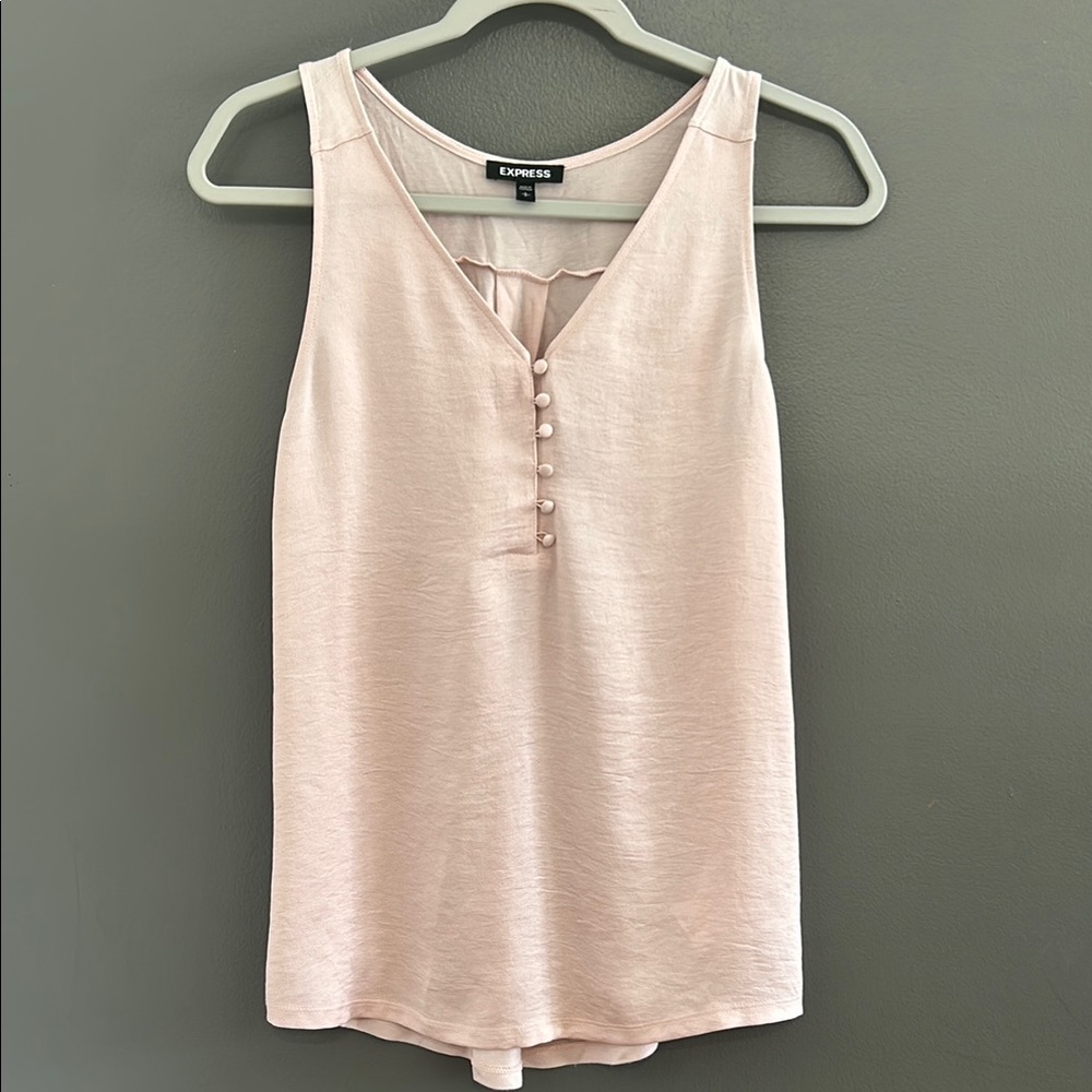 Express Pink Tank-Top Blouse